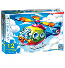 Пазл дитячий Вертоліт 88182, 12 великих елементів