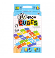 Развлекательная настольная игра "Brainbow CUBES" G-BRC-01-01, 45 карт