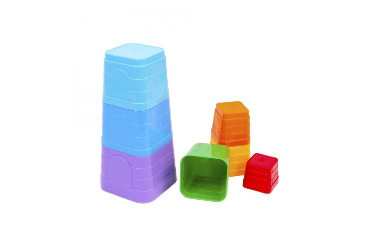 Детский набор "Пирамидка" ТехноК 4654TXK, 7 элементов