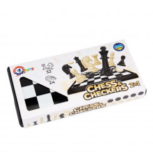 Игрушка "набор настольных игр Шахматы-Шашки ТехноК", арт. 9079TXK, 2 в 1