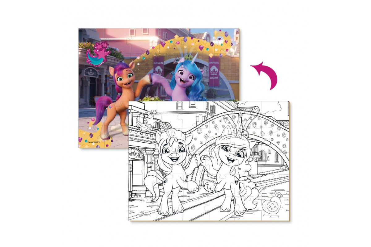 Дитячі Пазли 2в1 My Little Pony "Подружки та веселка"  DoDo 200134 30 елементів
