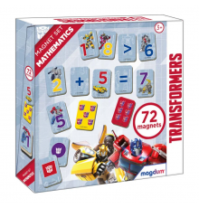 Набор магнитов  Magdum МЕ 5031-42 "Трансформеры. Математика"