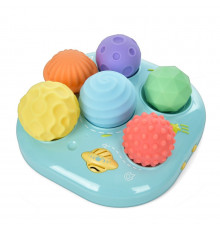 Детская Развивающая «Текстурные Мячики» 35179M 6 штук, музыка, свет