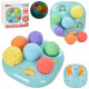 Дитяча Розвиваюча "Текстурні М'ячики" 35179M  6 штук, музика, світло