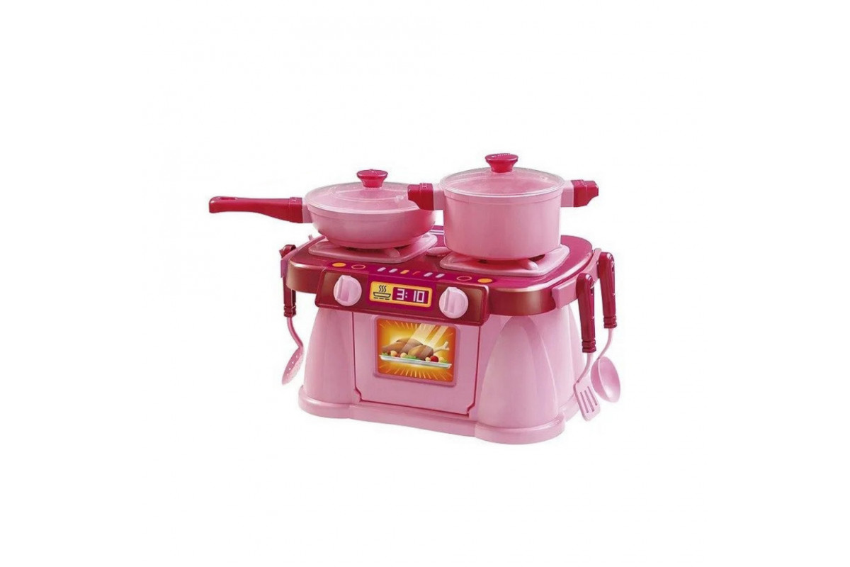 Игровой набор Кухонная плита "Cooking Plate with Dishes" 71825, 7 предметов