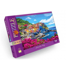 Пазл "Манарола-Италия" Danko Toys C2000-01-01, 2000 эл.