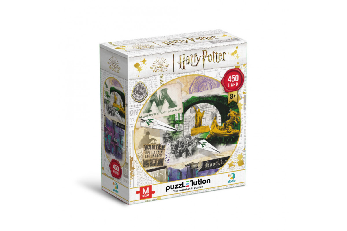 Пазл класичний "Harry Potter. Міністерство магії та Алея Ноктерн" 200504, 450 елементів