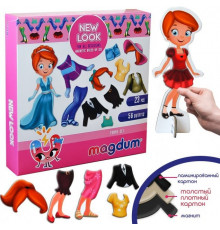 Набор магнитов Magdum "Кукла с одеждой New look" ML4031-14 EN