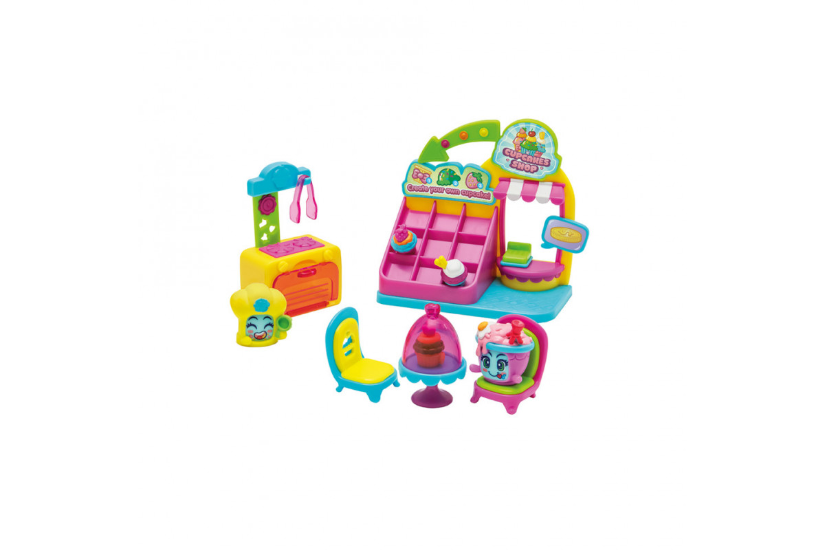 Ігровий набір Капкейк-кафе Moji Pops PMPSB216IN50, 2 фігурки, аксесуари