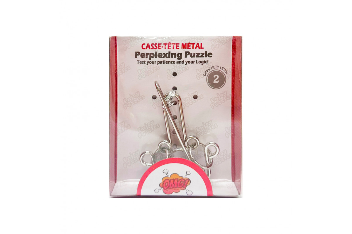 Металлическая головоломка "Perplexing puzzle" 5562D-20, 2 сложность