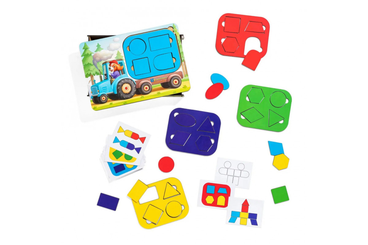 Дитячий пазл-сортер "Трактор" (ПСД195) PSD195 танграм