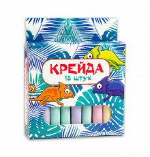 Мелки "Маленький круглый" 50107, 18 штук, разноцветные