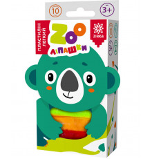 Пластилин лёгкий ZOOлипашки Коала" ZIRKA 140215 (10 разноцветных стиков по 6 г)