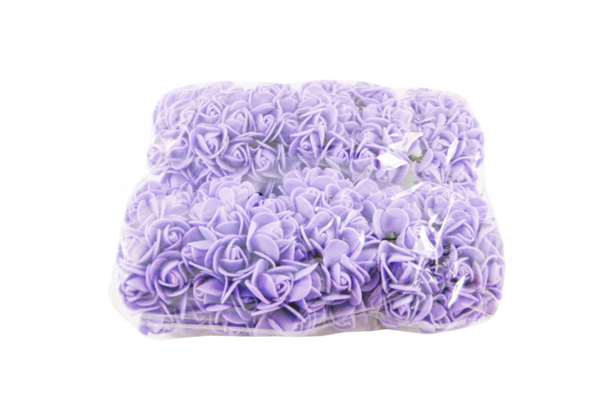 Декоративні троянди для творчості KV-728 пучок 12 штук