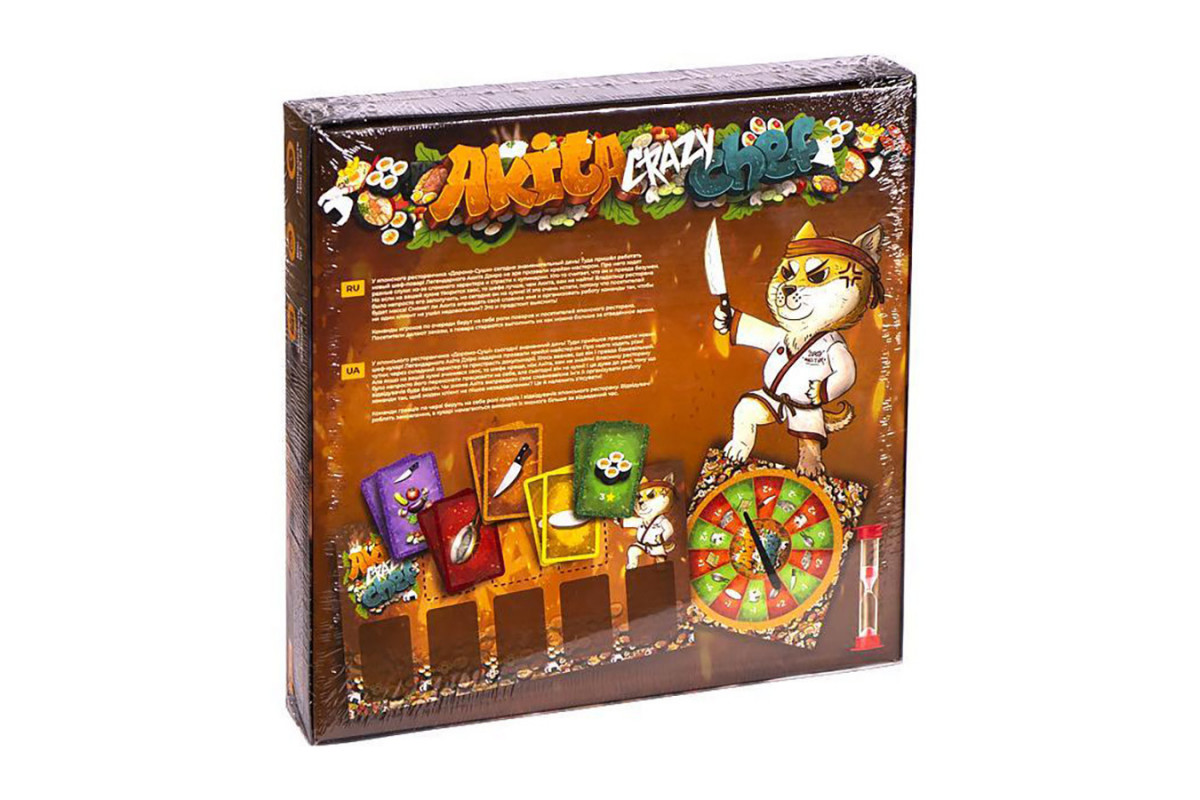 Настільна гра "Akita Crazy Chef" G-ACC-01-01 з пісочним годинником