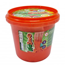 Набір креативної творчості "Кінетичний пісок" KidSand" KS-01-01 відро 1000г Помаранчевий