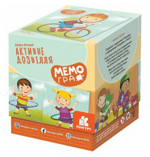 Настольная игра МЕМО "Активный досуг" 1349002 50 карточек
