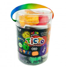 Креативное творчество "Тесто для лепки FLUORIC" TMD-FL-8-01U 8 цветов