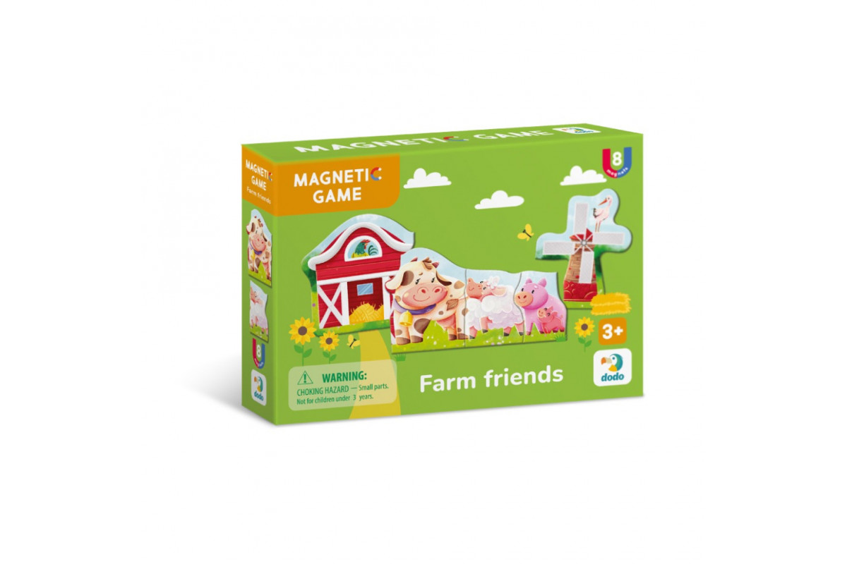 Детская магнитная игра "Друзья с фермы" 200255, 8 элементов