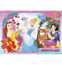 Дитячий пазл класичний "Принцеси Дісней" PD83 постер 35 елементів