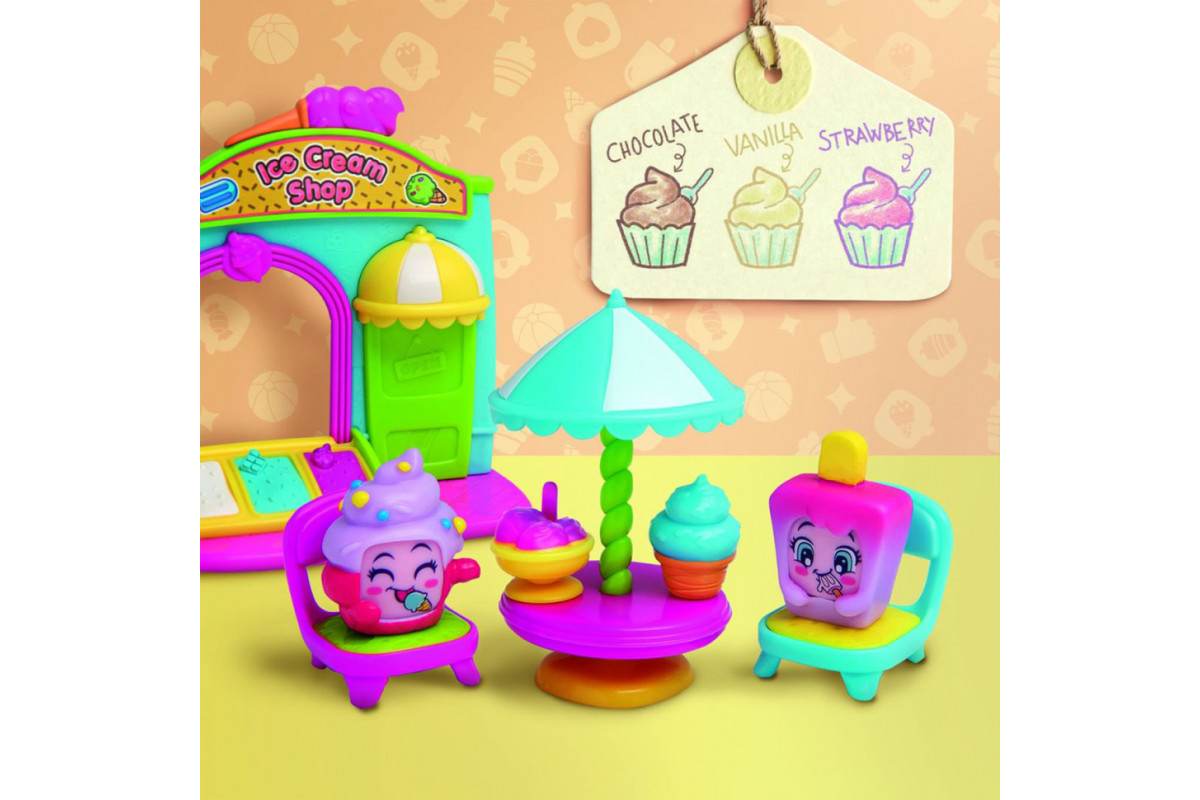 Игровой набор Джелатерия Moji Pops PMPSB216IN20, 2 фигурки, аксессуары