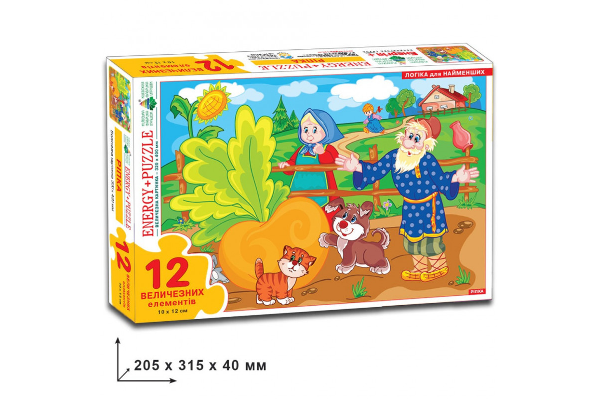 Дитячі пазли "Ріпка" 82074 на 12 деталей
