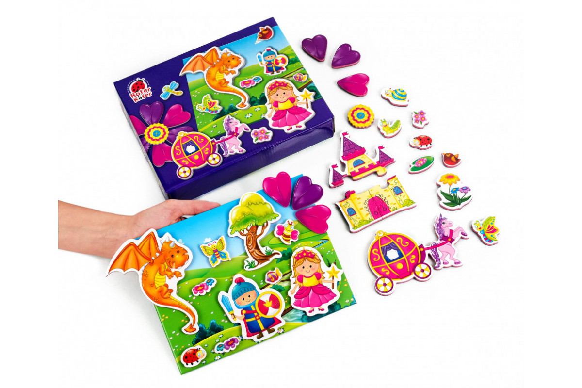 Детская настольная игра "Принцесса и рыцарь" RK2070-01 магнитная