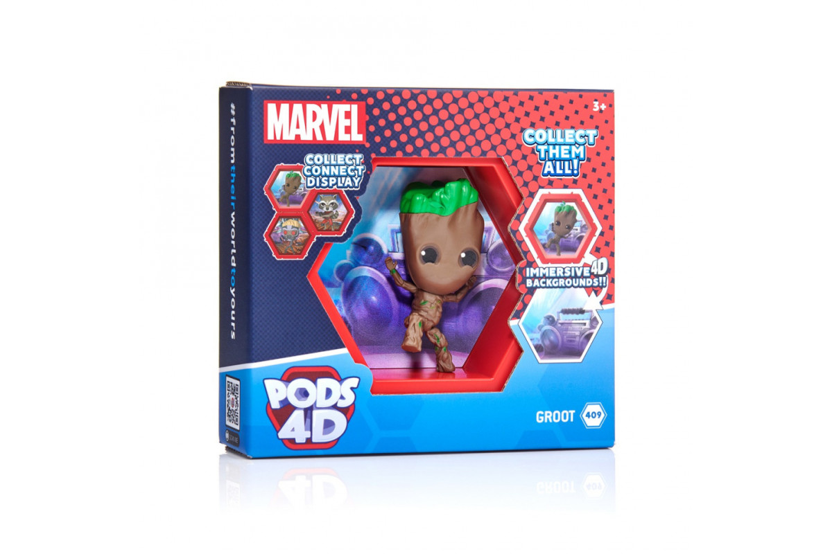 Коллекционная фигурка Грут WOW! PODS 4D MVL-1038-08 серии "Марвел"