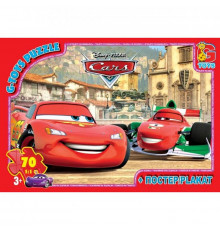 Пазлы детские "Тачки" Z10212, 70 элементов