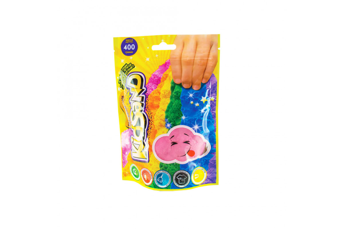 Кинетический песок "KidSand" KS-03-03 пакет 400 гр Розовый