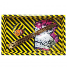 Сувенірні ножі дерев'яні набір BOX "Метелик LEGASY" BALL-B