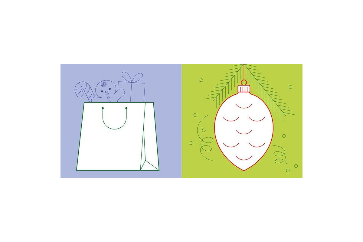 Детская книжечка с наклейками "Рождество" 668012, 8 страниц