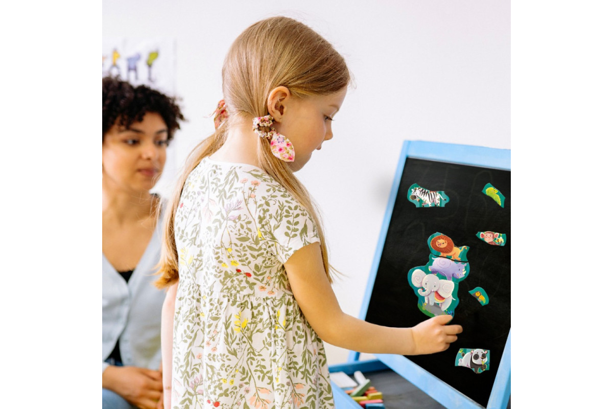 Детская магнитная игра "Друзья из джунглей" 200256, 8 элементов