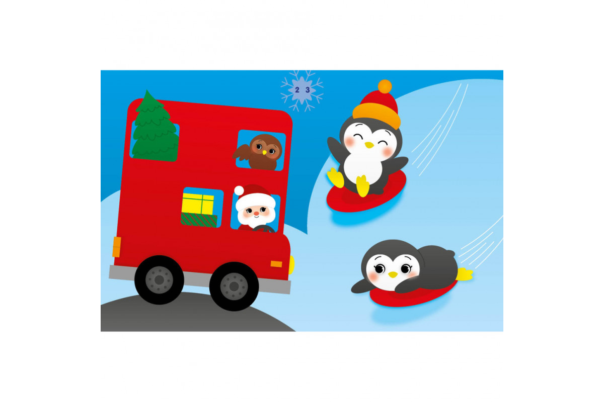 Набор для творчества "Аппликации наклейками Зайчик" 1655005, 30 наклеек