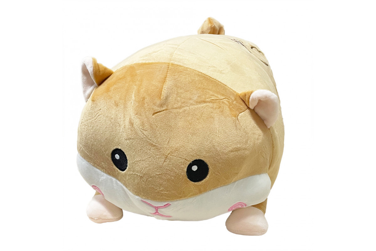 Детская мягкая игрушка "Хомяк" L1121(Brown) игрушка с пледом, размер 50 см