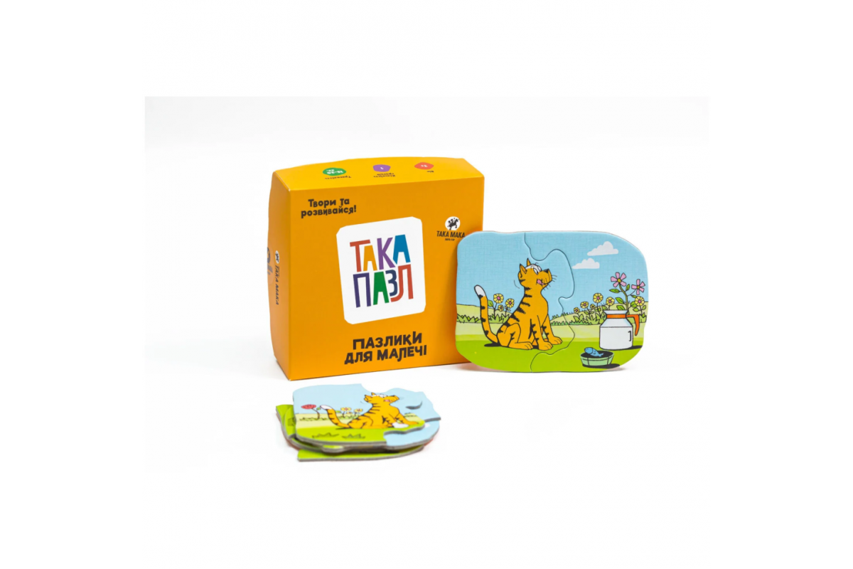 Дитячи Пазли "Котик" Така Мака 960216 6 елементів