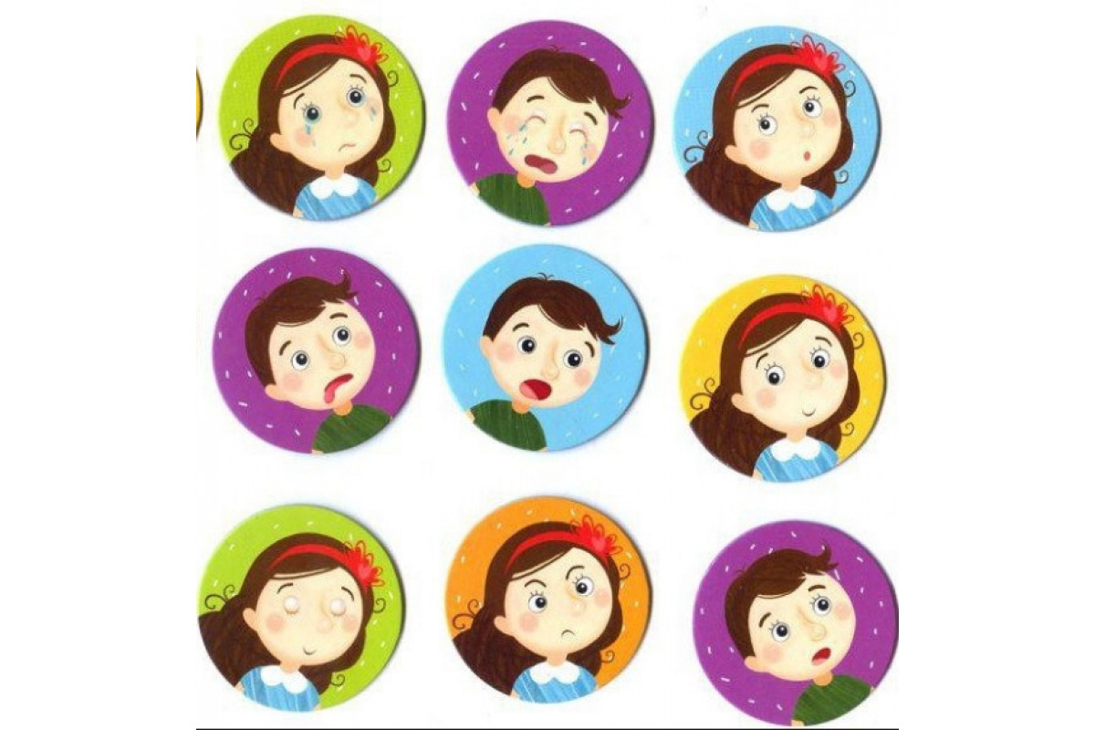 Детская настольная игра Мемо "Эмоции" DoDo 300144, 24 элемента