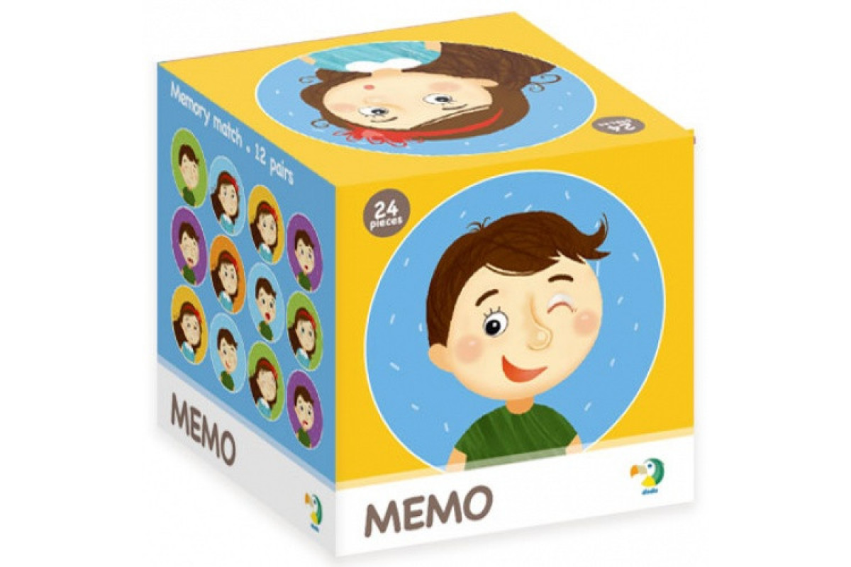 Детская настольная игра Мемо "Эмоции" DoDo 300144, 24 элемента