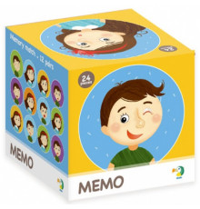 Детская настольная игра Мемо "Эмоции" DoDo 300144, 24 элемента