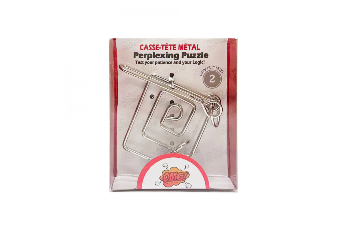 Металева головоломка "Perplexing puzzle" 5562D-19, 2 складність