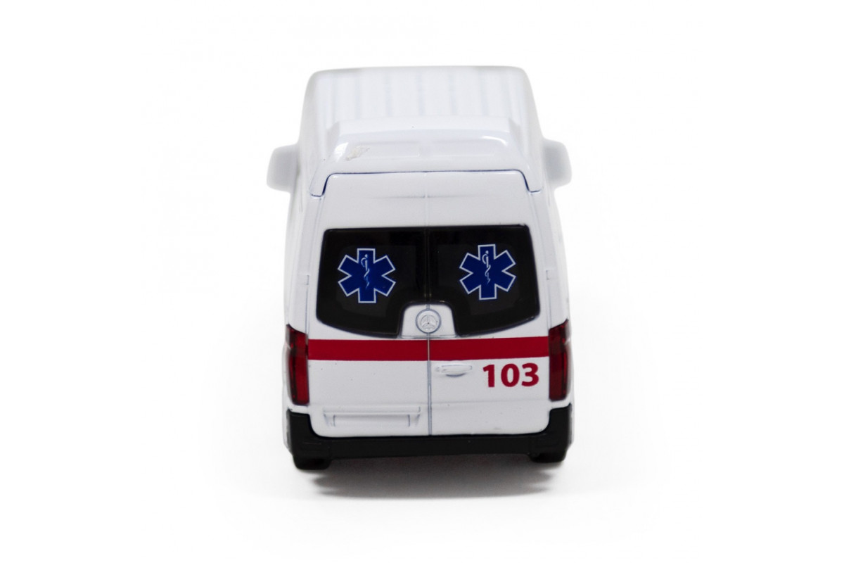 Автомодель детская Скорая помощь MERCEDES-BENZ SPRINTER TechnoDrive 250295 инерционная