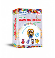 Детский набор для творчества. Магниты с термомозаики "Мультики" TM-004, 5 фигур