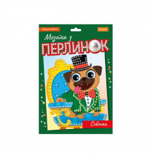 Дитячий набір для творчості "Мозаїка з перлин собачка" НТ-38-06