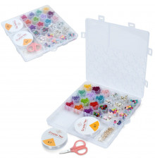 Набір бісеру для виготовлення креативних аксесуарів A103-15E, нитки, намистини
