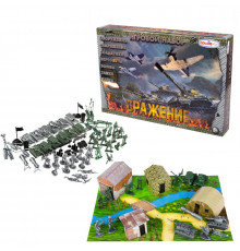 Детский игровой набор солдатиков "Сражение" 1-049 с танками