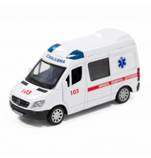 Автомодель "MERCEDES BENZ SPRINTER СКОРАЯ ПОМОЩЬ" TechnoDrive 250344U 1:32
