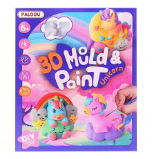 Набір для творчості Гіпсова розмальовка "Unicorn" S138-34(Unicorn) гіпс, форми, фарби