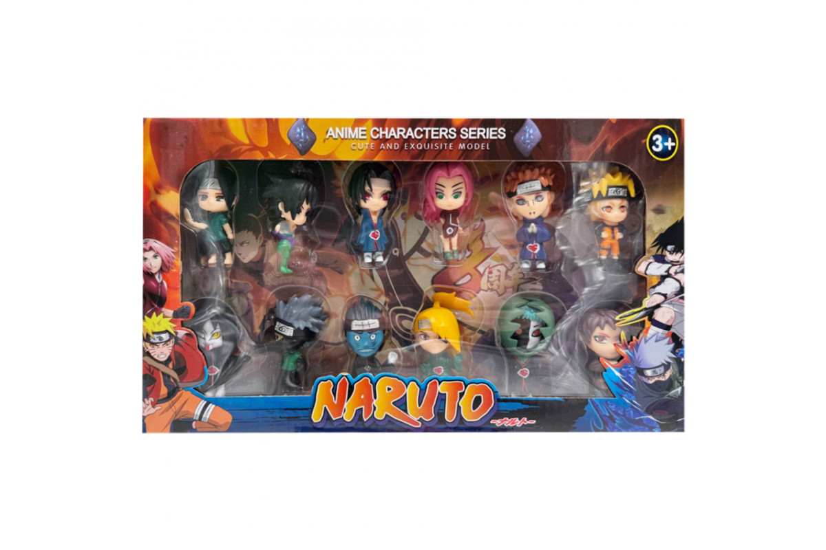 Детский игровой набор фигурок "Naruto" ZS222-75-1, 12 героев
