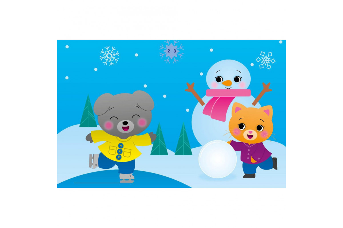 Набор для творчества "Аппликации наклейками Кошечка" 1655001, 30 наклеек