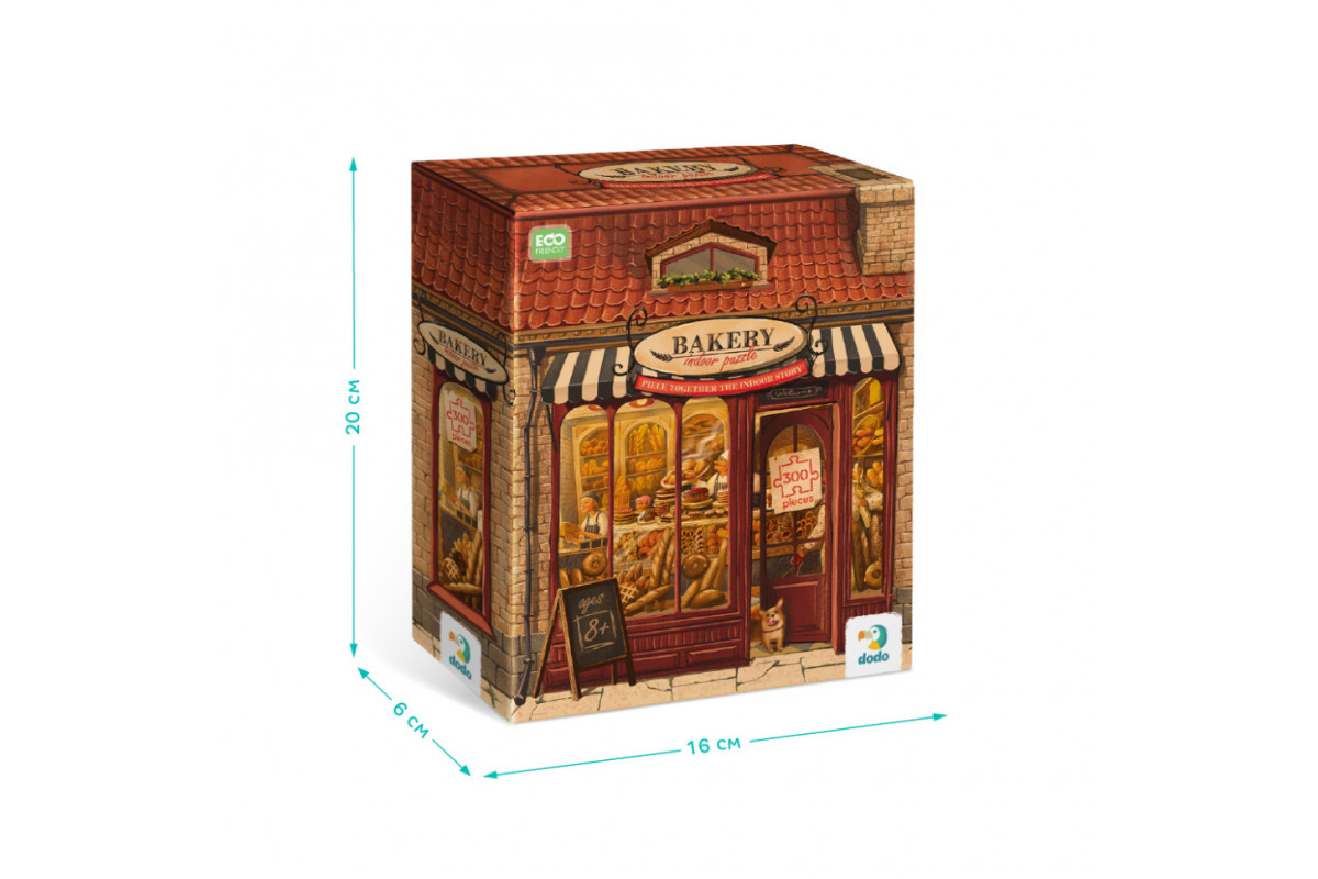 Пазл классический "Пекарня" 300589, 300 элементов